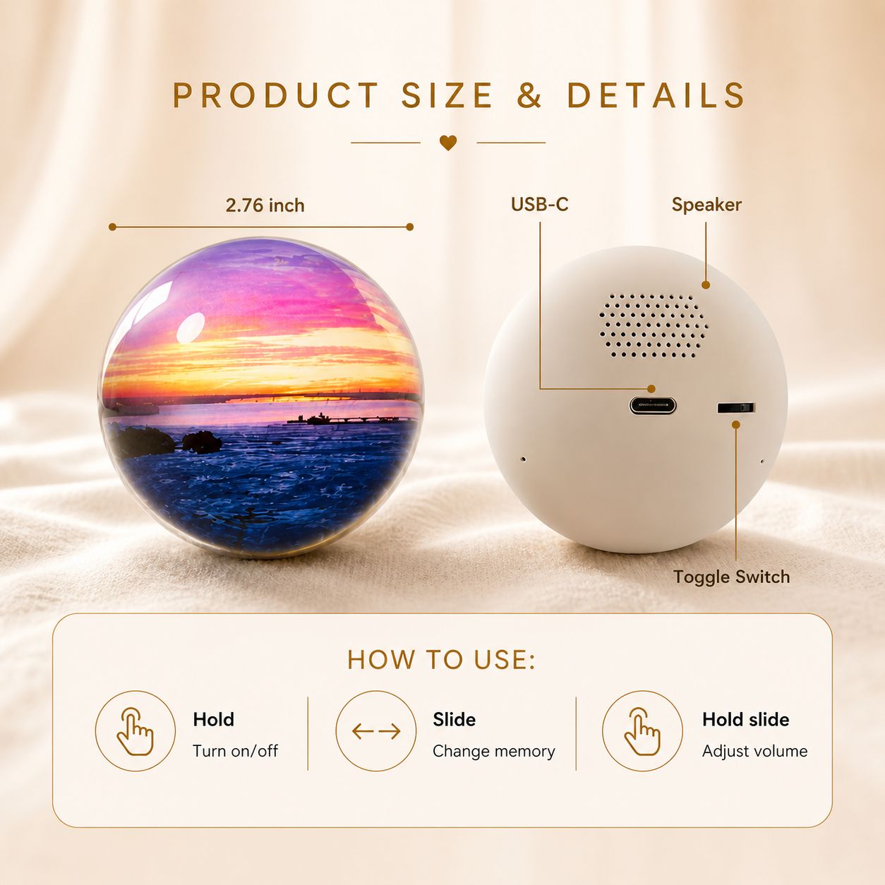 Magic Sphere That Holds Memories Forever